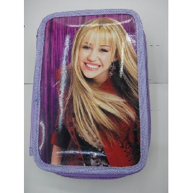Wholesale School Supplies Stationery Gift Products Hannah Two Layers Pencil Bag