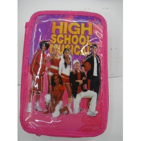 Wholesale School Supplies Stationery Gift Products High School Musical Two Layers Pencil Bag