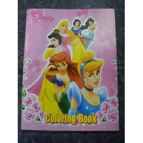 Wholesale Kids School Supplies Stationery Gift Items Princess Color Book