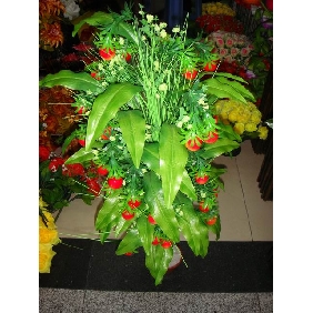 48 heads artificial cherry bush