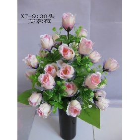 Wholesale 30 heads of artificial Hibiscus flowers 9bsn09