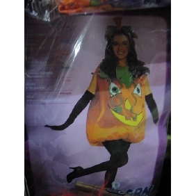 New Fancy Adult Pumpkin Halloween Costume Party Outfit