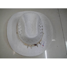 Wholesale New White Lacunal Hat Ladies Sun Cowboy Hat