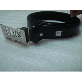 Wholesale Fashion jeans design buckle men's pu leather belt 9bqn13