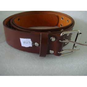 Wholesale Popular 2 needles buckle design men's pu leather belt 9bqn15
