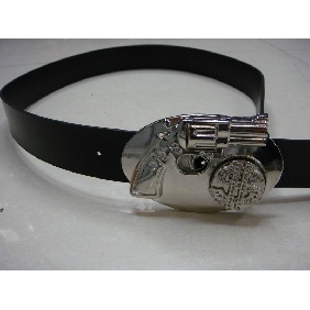Wholesale Fashion gun and dollar design buckle men's belt 9bqn29