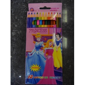 Wholesale New Hot Princess Designs Students Colored Pencils Gifts