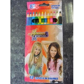 Wholesale 12 Pcs Hannah Monata Model Brilliant Colored Pencils For Students
