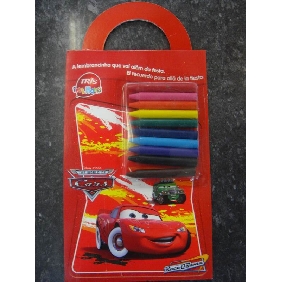 Wholesale Students Hot Popular Race Car Coloring Book With Crayons