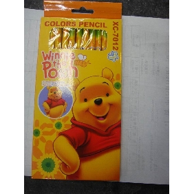 Wholesale 12 Pcs Kids Stationery Wooden Colored Pencils For Drawing