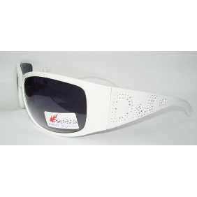 White fashionable mirror AC framework PC cheap ladies' sunglasses  9c6n60