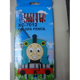 Wholesale Students Favorite Cartoon School Supplies Wooden Colored Pencils