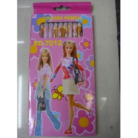 Wholesale Sweet Cartoon Students Favorite Colored Wooden Drawing Pencils