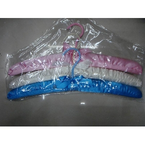 Soft Fabric Surface Cloth Hanger Assorted Colors