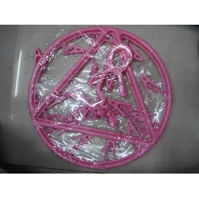 Plastic Household Cloth Racks Round Shape Assorted Colors