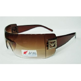 Wholesale Stylish lady's branded rimless AC mirror PC framework cheap sunglasses 9c7n36