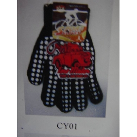 Wholesale Black And White Gloves And Mittens Withe Red Pattern Fashion Accessories