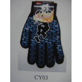 Wholesale Blue And Black Fashion Accessories Beautiful Patterns Gloves And Mittens