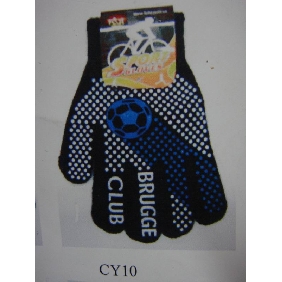 Wholesale Dotted Rubber Fashion Accessories Best Sales Terylene Gloves And Mittens