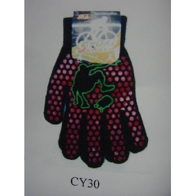 Wholesale Different Colors Pattern Fashion Accessories Nice Terylene Gloves And Mittens