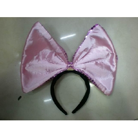 Wholesale Pink Cartoon Hair Hoop With Sweet Princess Bowknot Ornaments Styles
