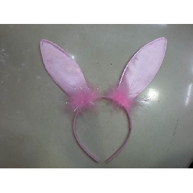 Wholesale Halloween Hair Hoop With Lovely Rabbit Ear Ornaments For Party