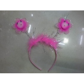 Wholesale Beautiful Hair Hoop With Two Pink Bowknots For Children Party