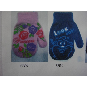 Wholesale Lovely Pattern And Attractive Color Terylene Gloves And MIttens Fashion Accessories