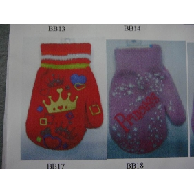 Wholesale Nice Lovely Terylene Gloves And MItten Fashionable Accessories