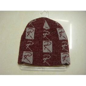Wholesale Winter Beanie Crochet Knit Hat Rasta Ski Cap Men With R Pattern