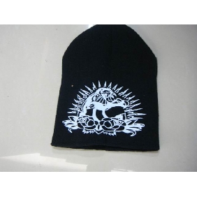 Wholesale Black And White Jacquard Excellent And Unbeatable Price Winter Hats And Caps