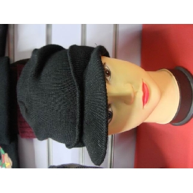 Wholesale Plain Black With Brim Comfortable And Fashionable Hats And Caps