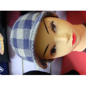 Wholesale Purple And Beige Lattice Outdoor Hats And Caps Sports And Entertainment