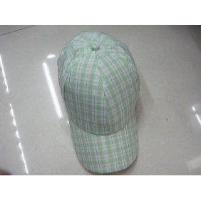 Wholesale White And Light Green Lattice Fashion Accessories Sports Hats And Caps