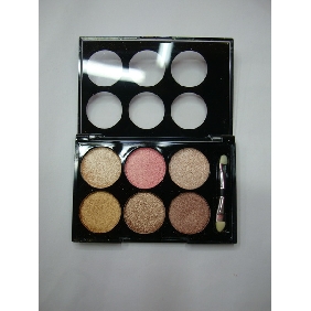 Wholesale eye shadow Six colors have very good effect  delicate outer With brush fashion model