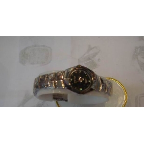 Wholesale New unisex stainless stell black dial water resistant quartz wrist watch