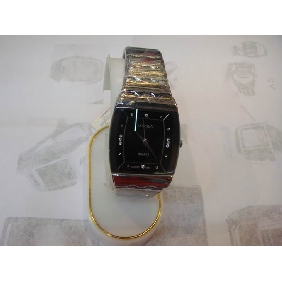 Wholesale Luxury unisex stainless stell black dial water ressistant quartz wrist watch 9cdn24