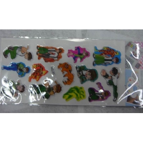 Wholesale The newest stylish design children like cartoon Jel jewels stickers