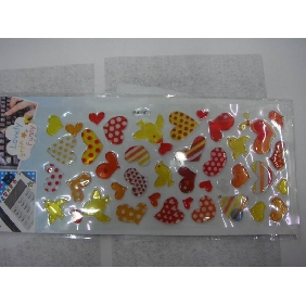 Wholesale Children like low price mixed styles cartoon Jel jewels stickers