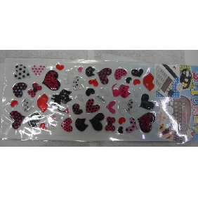 Wholesale Colorful stylish styles interesting beautiful Jel jewels stickers