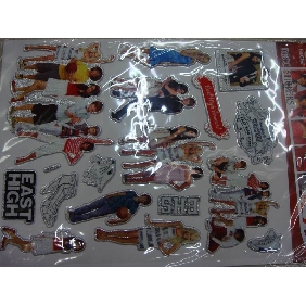 Wholesale Fashionable mixed colors mixed styles cool cartoon features stickers