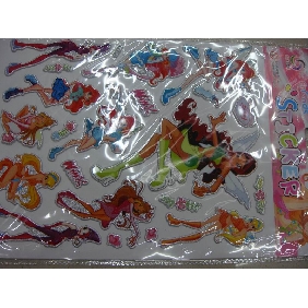 Wholesale Children like low price mixed styles cartoon Jel jewels stickers