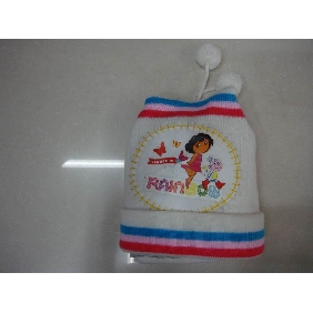Wholesale Designer Dora children 100acrylic knitted hat 9cdn03