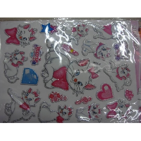 Wholesale Lovely Cats fashionable stytle low price hubble-bubble stickers_9cen24