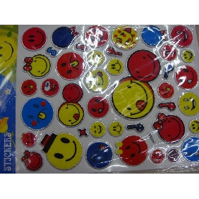 Pleasant fashionable design cheap Smiling hubble-bubble stickers_9cen35