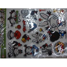 Wholesale Fashionable mixed colors mixed styles lovely cartoon hubble-bubble stickers_9cen36