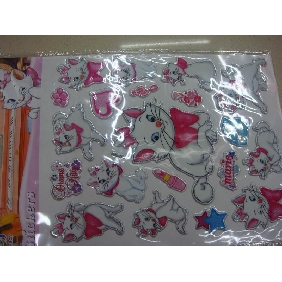 Fashionable mixed colors mixed styles lovely cartoon hubble-bubble stickers_9cen39