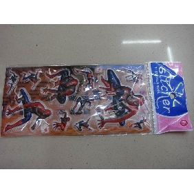 Wholesale Cool new design popular Spider man 3D unevenness stickers