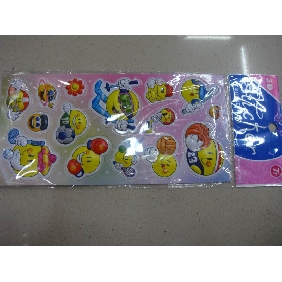 Wholesale Lovely cartoon fashionable stytle low price 3D unevenness stickers_9cen44