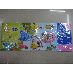 Wholesale Princess colorful multi-functional children 3D unevenness stickers _9cen46